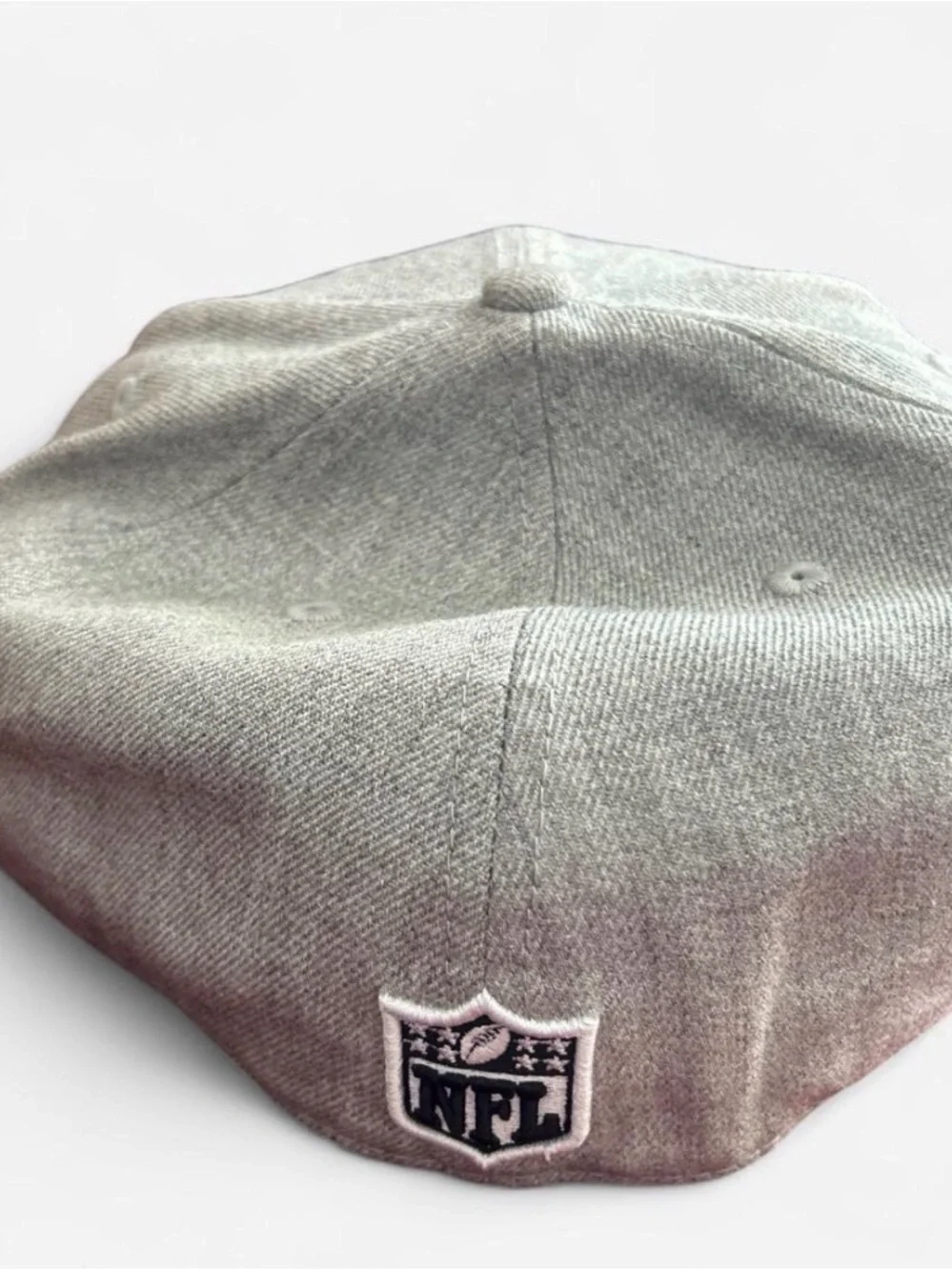 New York Giants Gray Fitted Hat with NY Logo 7 5/8